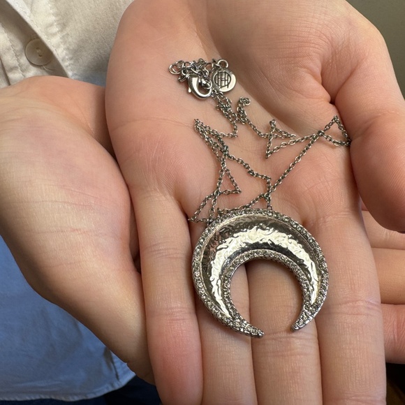 Silver Moon Necklace - Picture 4 of 4